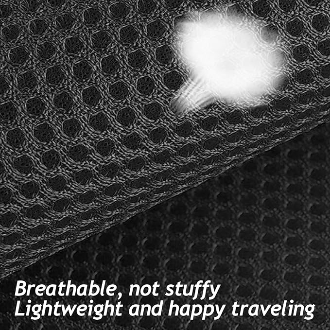 shudyear Summer cat Chest Harness and Leash, Anti-Escape Adjustable Soft mesh cat Leash and Chest Harness Set for All Types of Cats cat Vests (Size S,Black)