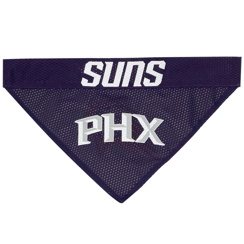 Pets First NBA Dog Bandana -Pheonix Suns Reversible Bandana. 2 Sided Home & Away Sports Bandana with a Premium Embroidery Team Logo, Small/Medium