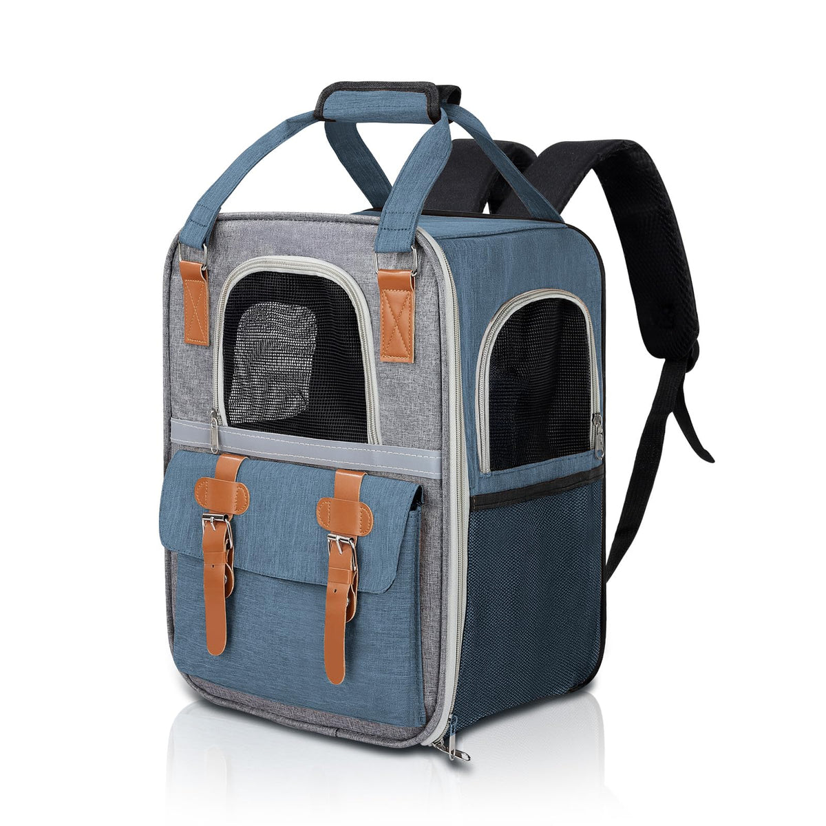 ‌YooxArmor Cat Carrier Backpack, Airline Approved Mesh Dog Backpack with Breathable, Hiking, Travel, Camping, Pet Carriers Backpack for Large Cats and Small Dogs - Holds Pets up to 15 Lbs (Yellow)