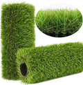 NINXANG Artificial Grass Rug Outdoor Indoor 9FTX24FT Fake Grass Carpet Green Synthetic Grass Pet Turf Realistic Faux Grass Rug with Drain Holes for Garden Lawn Landscape Balcony Home Decor Patio