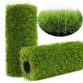 NINXANG Artificial Grass Rug Outdoor Indoor 11FTX53FT Fake Grass Carpet Green Synthetic Grass Pet Turf Realistic Faux Grass Rug with Drain Holes for Garden Lawn Landscape Balcony Home Decor Patio