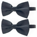 Black Bow Tie for Dogs, KOOLMOX Adjustable Dog Bow Tie Collar for Medium and Large Dogs Cats Pets Wedding Birthday Graduation Holiday Christmas Cosutmes