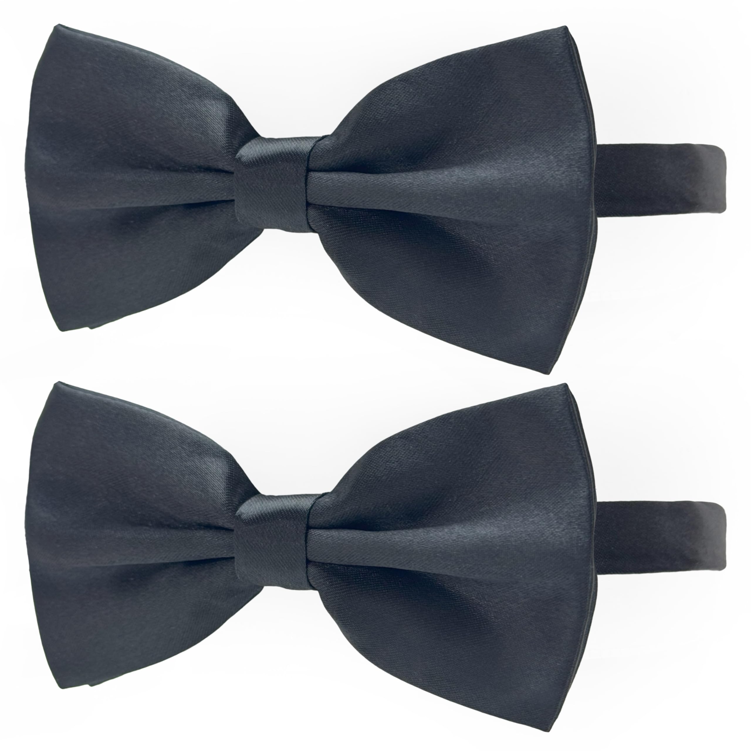 Black Bow Tie for Dogs, KOOLMOX Adjustable Dog Bow Tie Collar for Medium and Large Dogs Cats Pets Wedding Birthday Graduation Holiday Christmas Cosutmes
