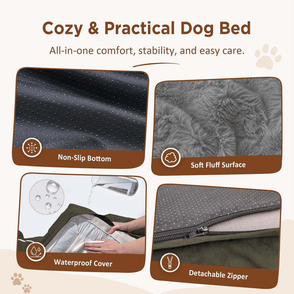 Comfort Expression Waterproof Orthopedic Dog Beds for Large Sized Dog