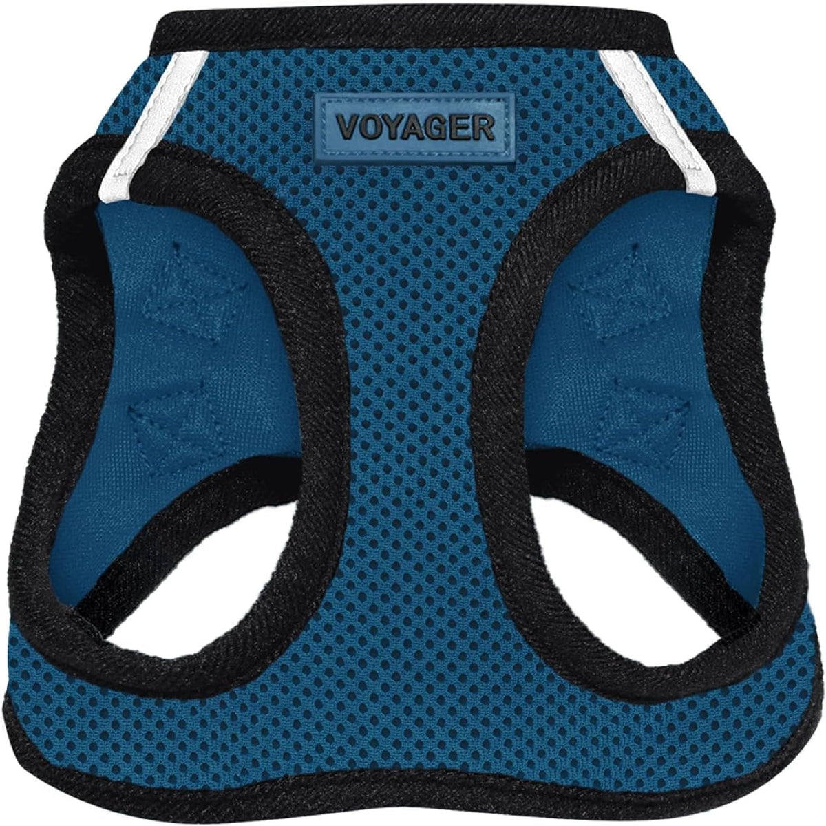 Voyager Step-in Air Dog Vest Harness - Black/Black Trim, Medium