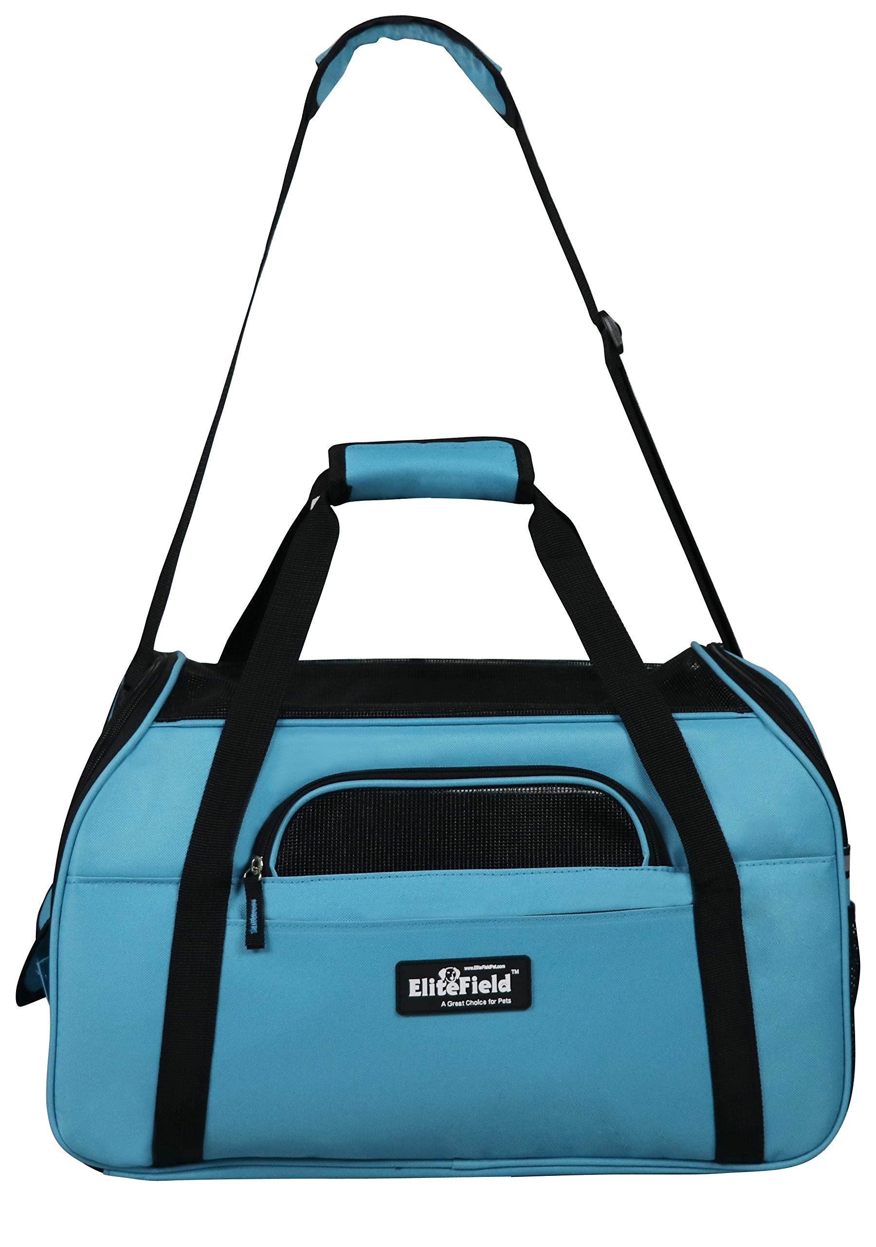 EliteField Soft-Sided Pet Carrier for Cats & Small Dogs (3-Year Warranty)