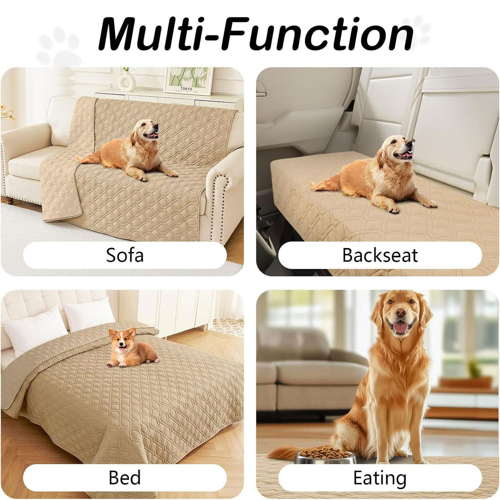 hyha Waterproof Dog Bed Blanket - Soft Pet Blanket & Sofa Cover for Dogs
