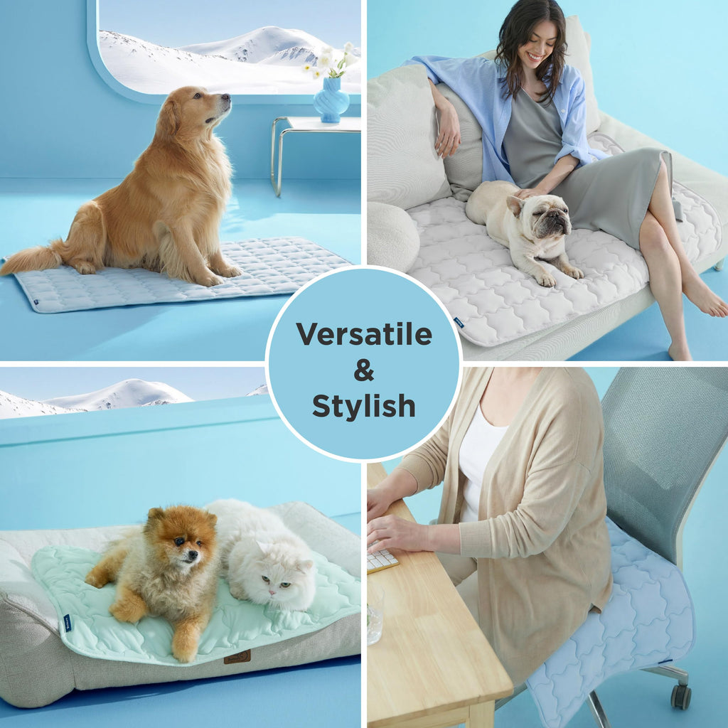 Bedsure ArcticMax™ Cooling Mat for Extra Large Dogs,Q-Max>0.5 Chill Fiber