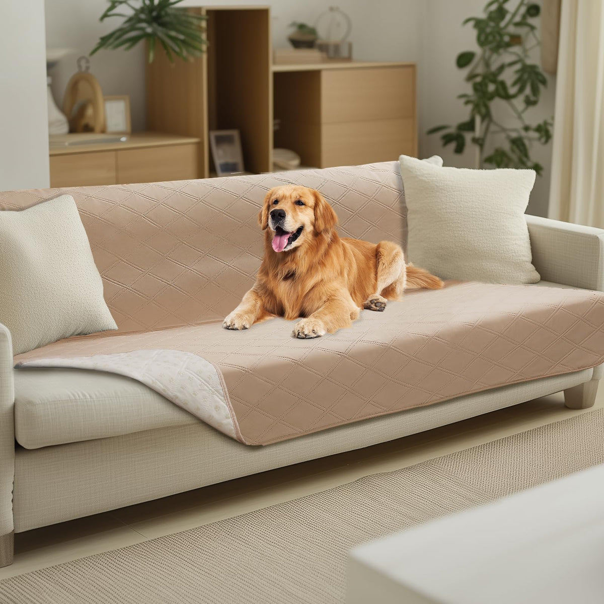 Luciphia Waterproof Couch Cover for Dogs, Non-Slip Pet Sofa Protector