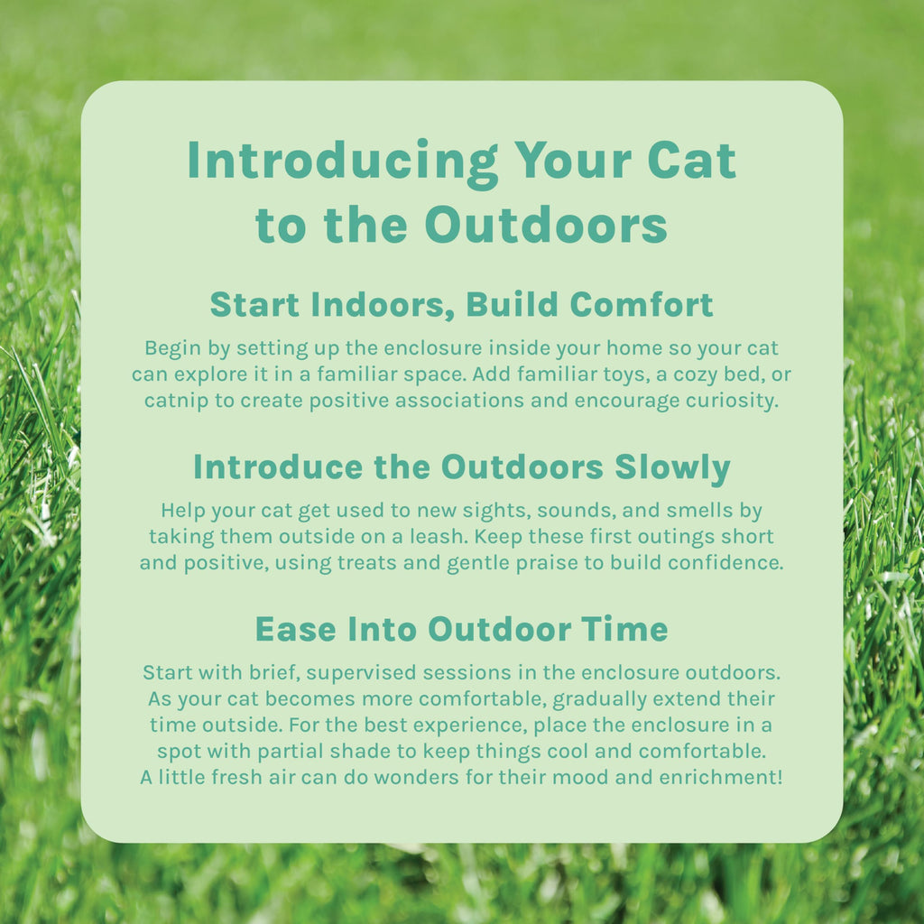 Kitty City Outdoor Catio Furniture and Play Kits for Cats, Outdoor Kennel
