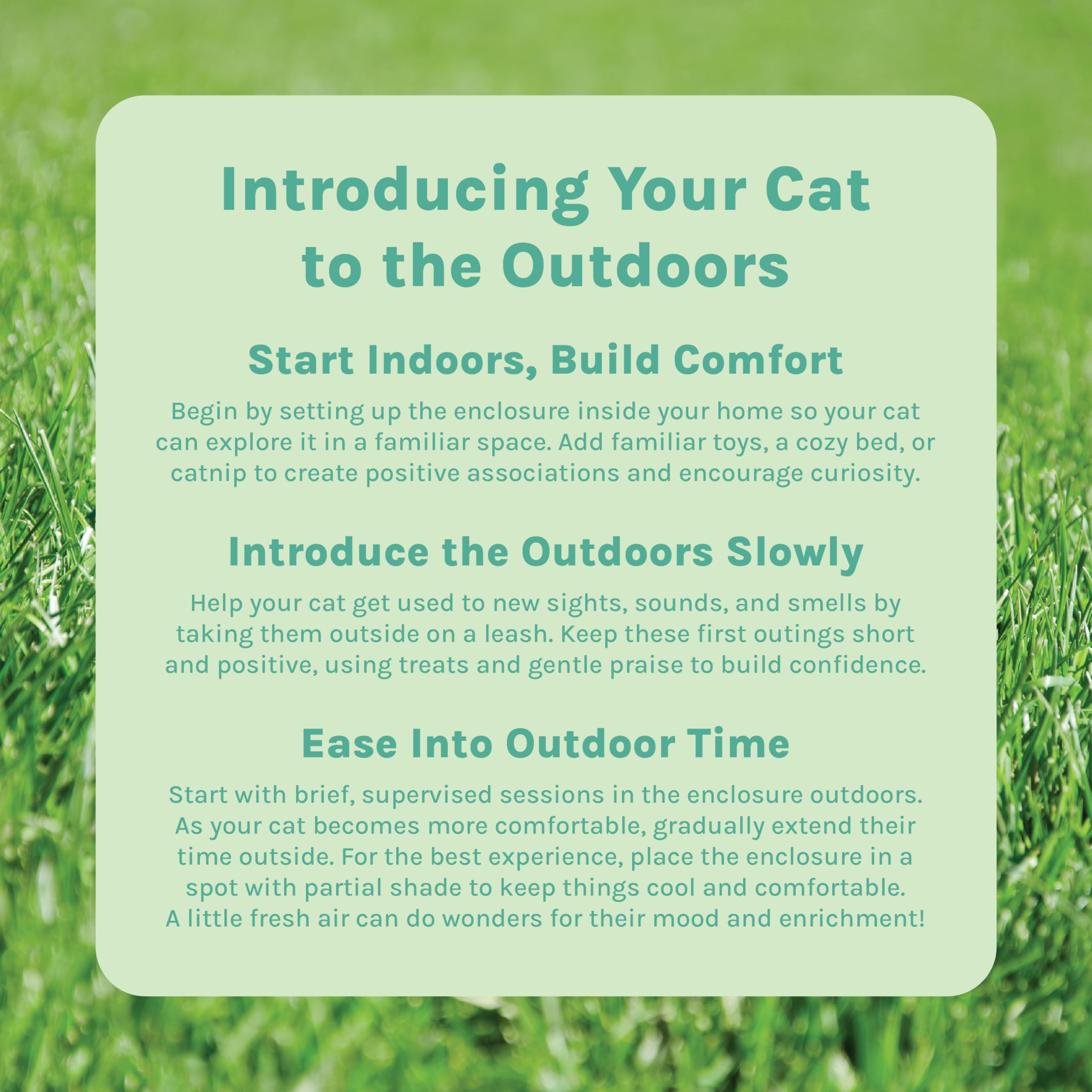 Kitty City Outdoor Catio Furniture and Play Kits for Cats, Outdoor Kennel