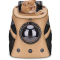 LOLLIMEOW Large Pet Carrier Backpack, Bubble Backpack Carrier for Fat Cats and Puppies,Airline-Approved(Grey)