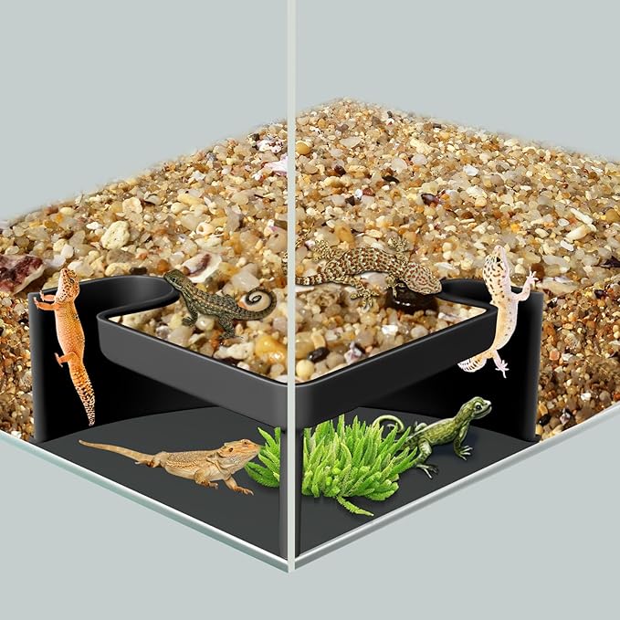 Aquarium Underground Tunnel 5", Clear Viewing Fish Tank Cave, Dual-Entrance Shrimp Hideout, Substrate Buried Decor for Betta, Loaches, Corydoras, Smooth ABS
