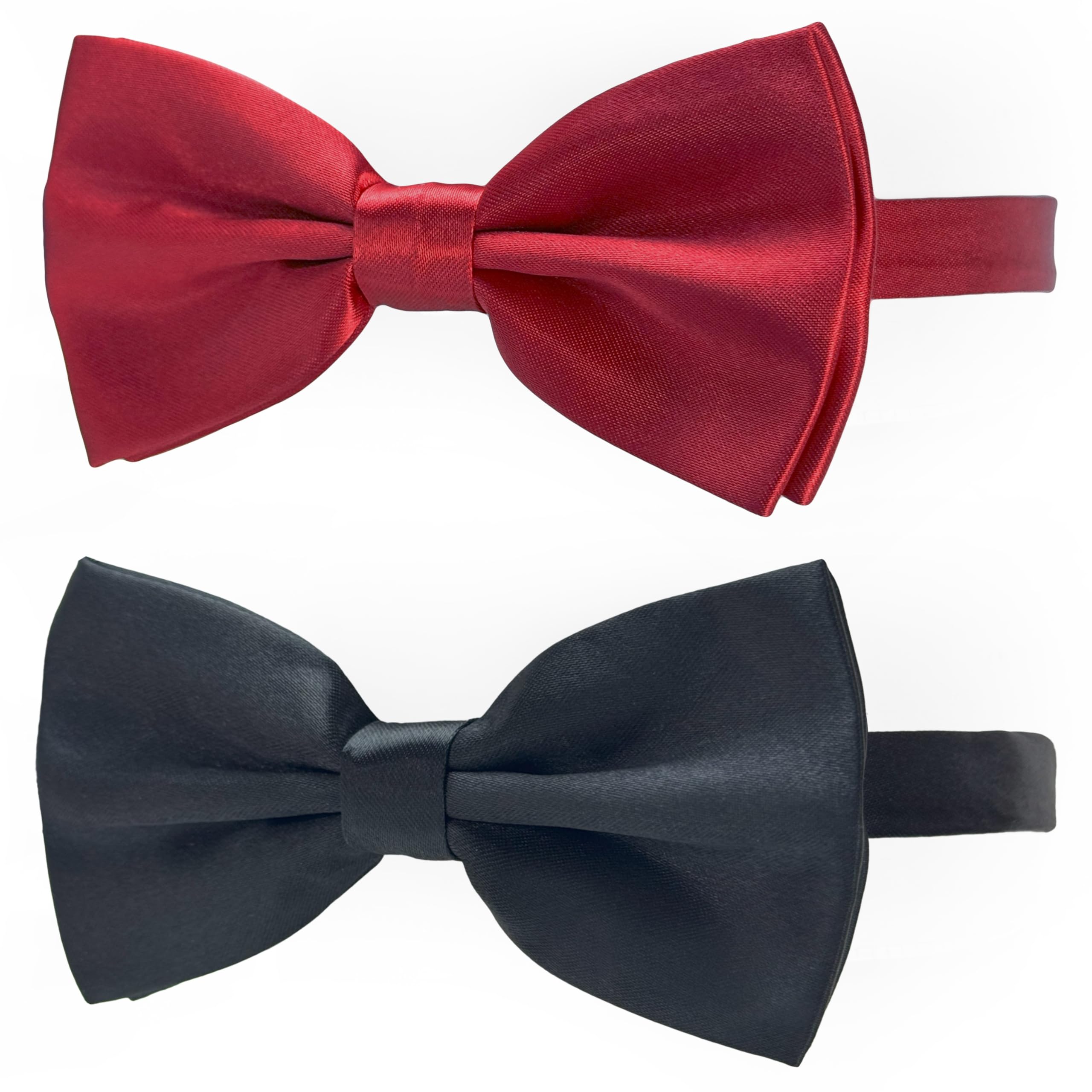 Dog Bow Ties for Large Dogs, KOOLMOX Wine Red Adjustable Dog Collar Bow Tiefor Medium and Large Dogs Cats Pets Wedding Birthday Graduation Holiday Halloween Cosutmes