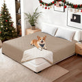 CYCMACO Waterproof Couch Covers for Pets, Waterproof Dog Bed Cover, Anti-Slip Soft Dog Blankets, Couch Cover for Dogs Washable, Pet Blanket for Puppy Large Dogs Cat (82x120 Inch, Khaki)
