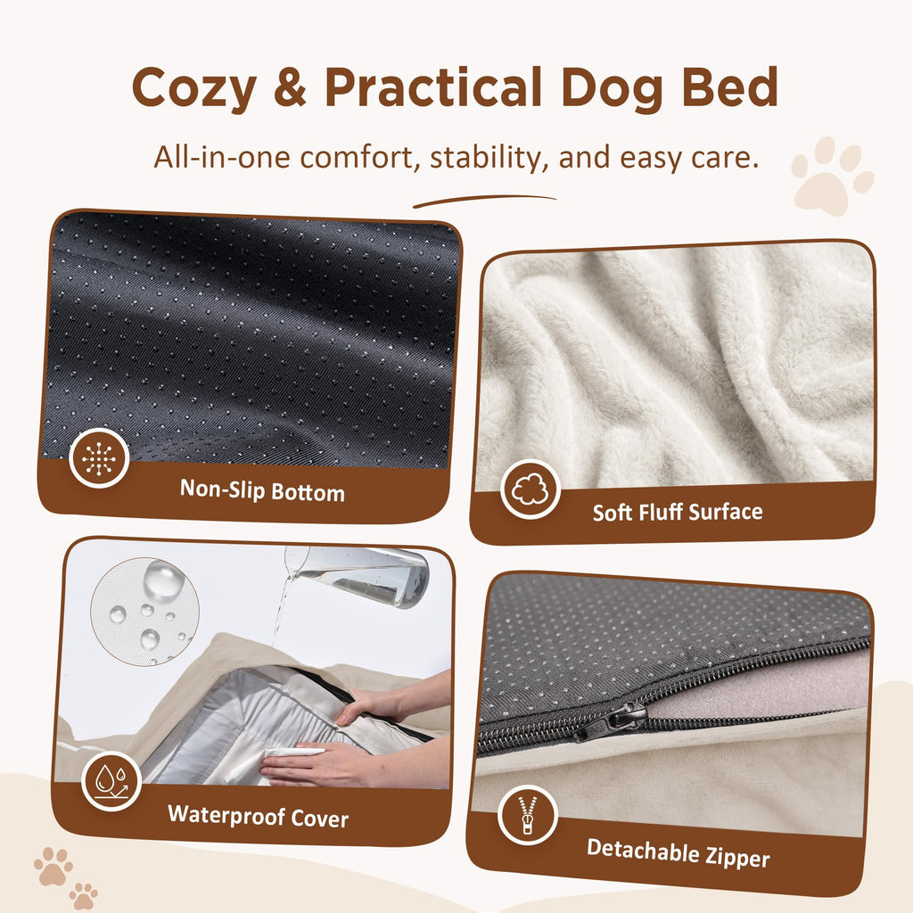 Comfort Expression Waterproof Orthopedic Dog Beds for Large Sized Dog