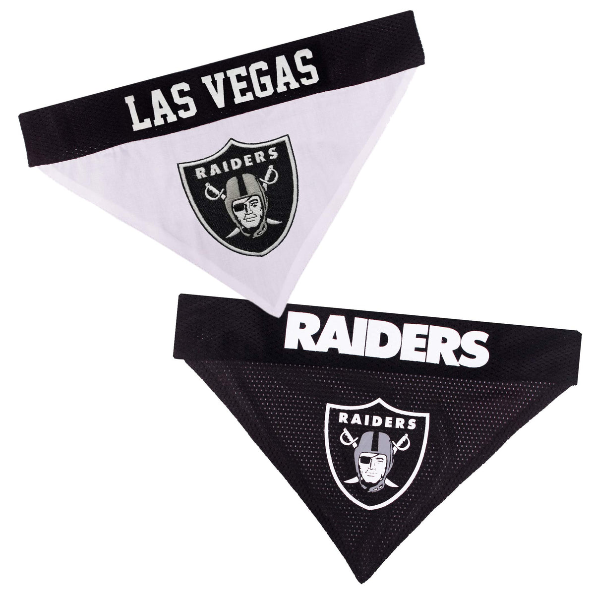 Pets First NFL DOG BANDANA - BALTIMORE RAVENS REVERSIBLE PET BANDANA. 2 Sided Sports Bandana with a PREMIUM Embroidery TEAM LOGO, Large/X-Large. - 2 Sizes & 32 NFL Teams available