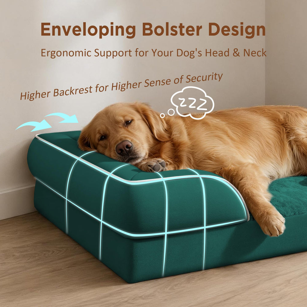 Comfort Expression Waterproof Orthopedic Dog Beds for Extra Large Dog