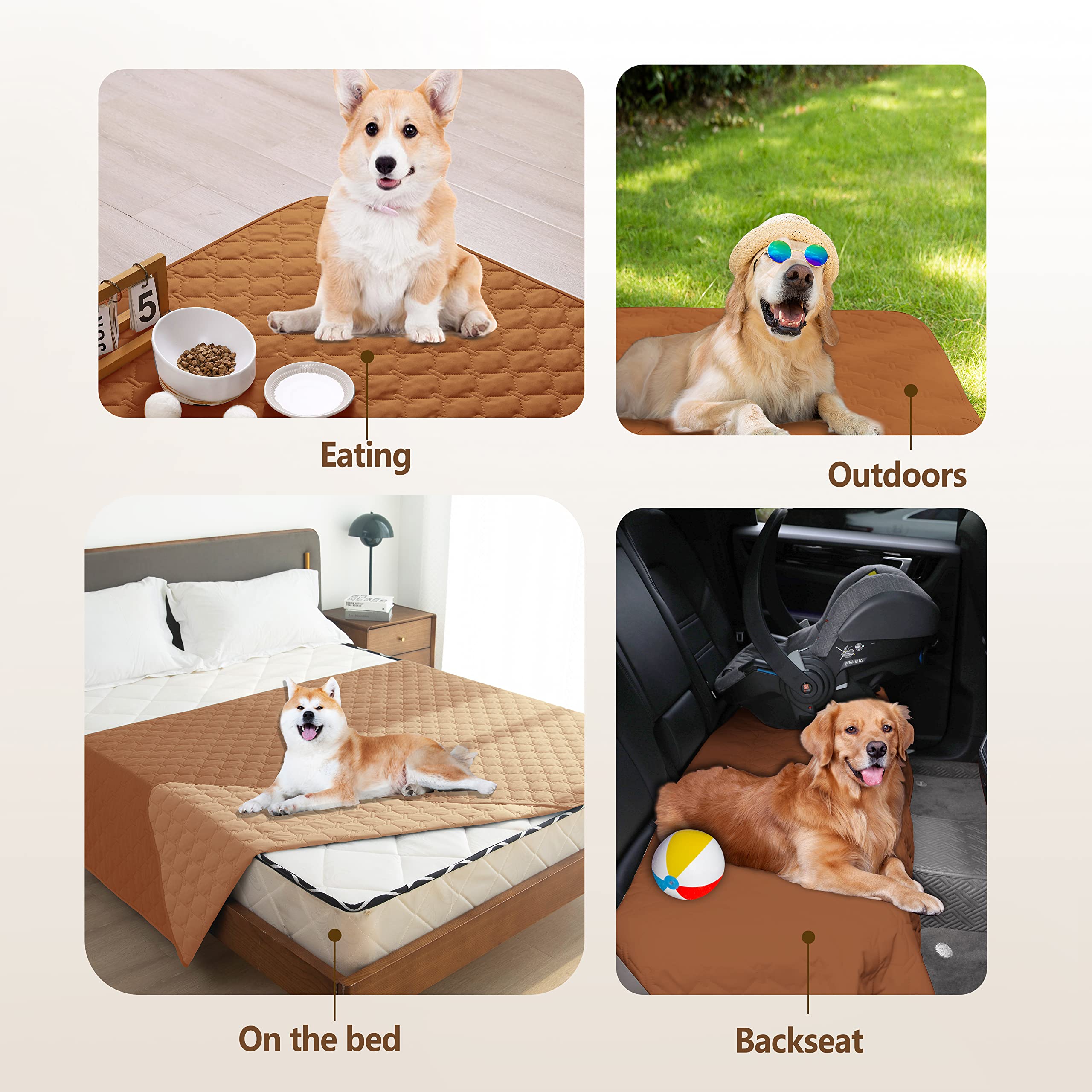 gogobunny Waterproof Blanket, Couch Covers for Dogs, Reversible Protector