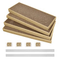 HappyFreeSX Splicing Cat Scratch Pad: Cat Scratchers for Indoor Cats and Kitten, 2 Pack Cat Scratching Pad, Cat Scratcher Cardboard, Scratching Pad, Premium Scratch from Cats, Double-Sided Design