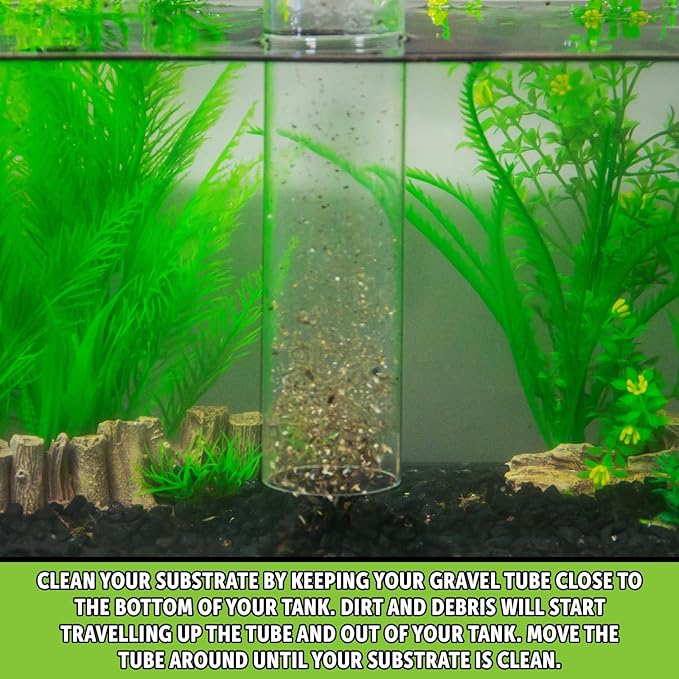 Python No Spill Clean and Fill Aquarium Maintenance System, Gravel Cleaner and Water Changer, 75 Foot