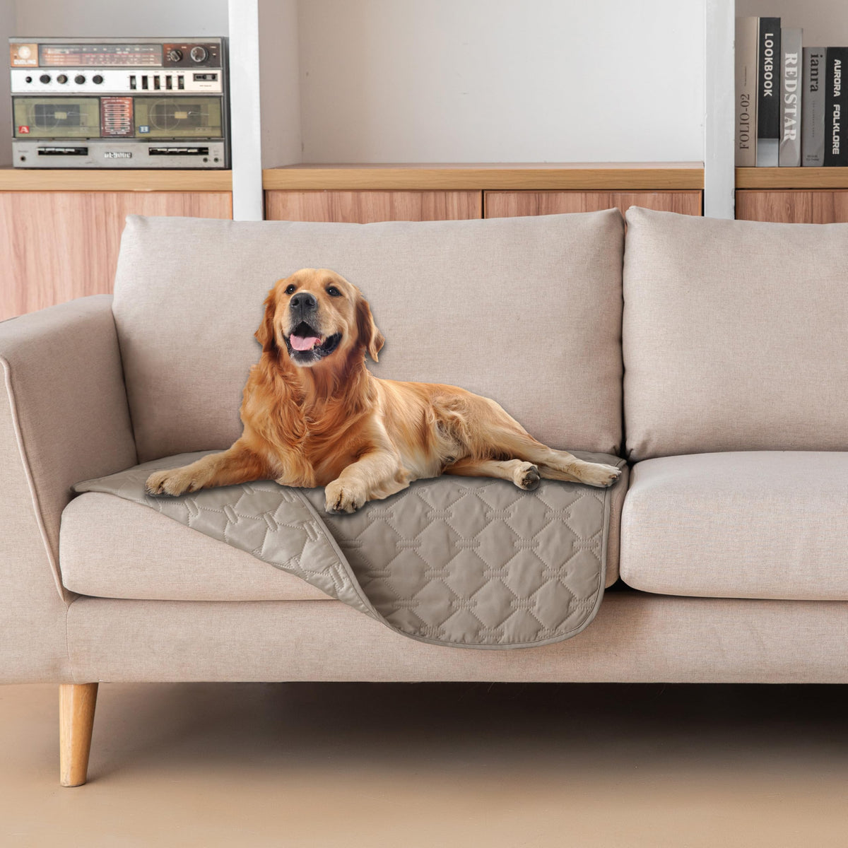 gogobunny Waterproof Armchair Covers for Pets, Anti Hair and Easy Care