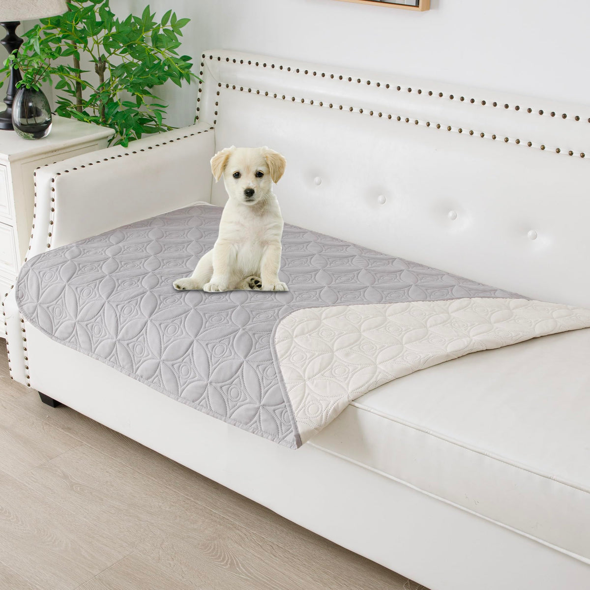 Tuffeel Waterproof Couch Cover for Dogs - Washable Pets Furniture Protector