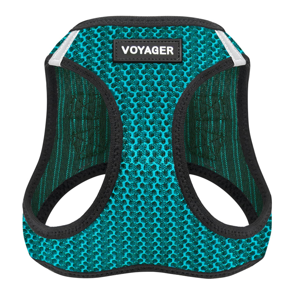 Voyager Step-in Air Dog Vest Harness - Black/Black Trim, Medium