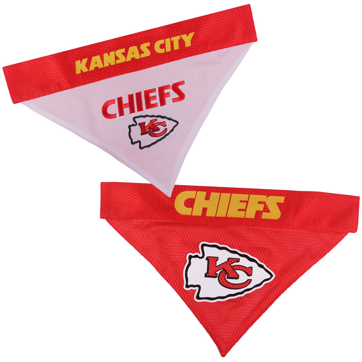 Pets First NFL DOG BANDANA - BALTIMORE RAVENS REVERSIBLE PET BANDANA. 2 Sided Sports Bandana with a PREMIUM Embroidery TEAM LOGO, Large/X-Large. - 2 Sizes & 32 NFL Teams available