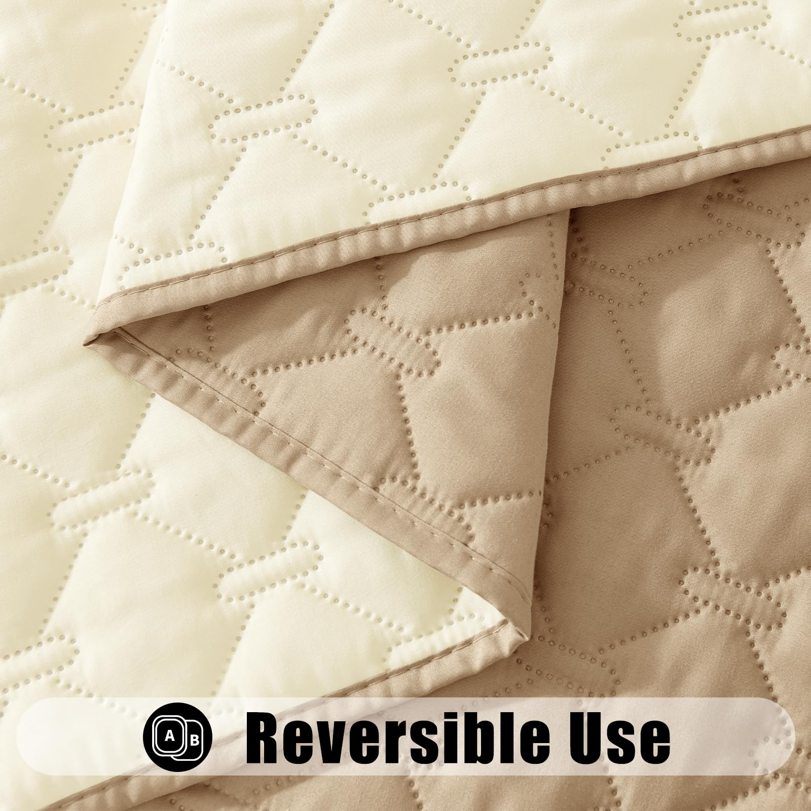 Smiry Waterproof Dog Bed Cover Blanket, Reversible Pet Blanket