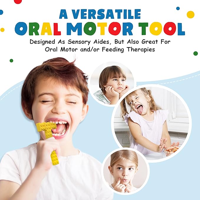Chewy Sensory Toys for Kids with Autism Sensory Product for Adults Teens Toddlers, ADHD Tools for Kids, ADHD Toys for Autistic Children, Oral Motor Tool Tube, Mouth Toys, Chew Stick (Spring)