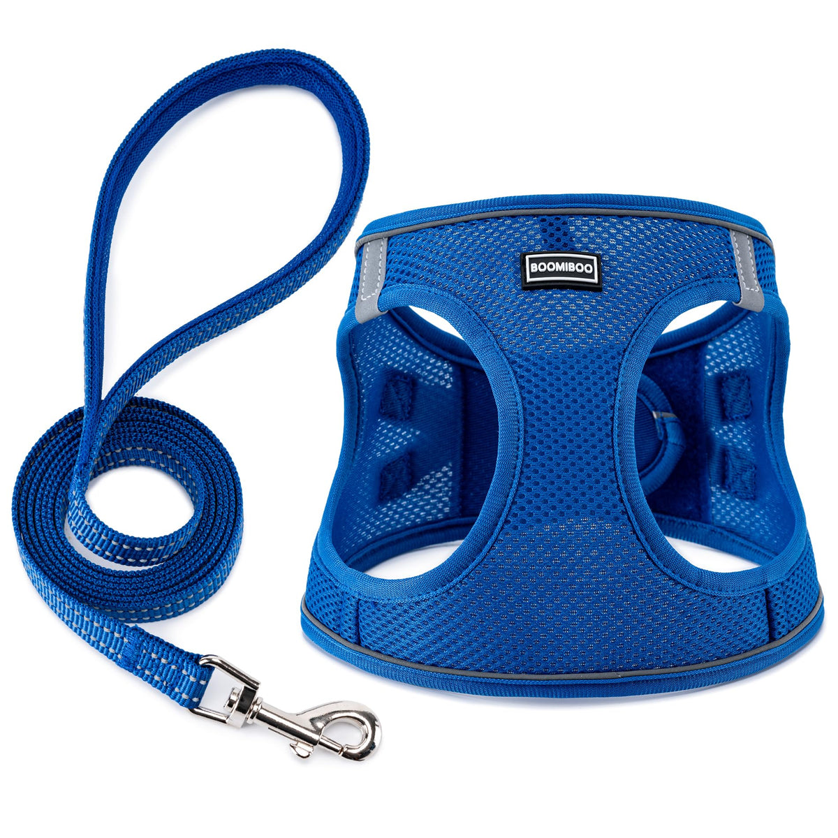 Dog Harness with Leash Set, Step-in Adjustable Puppy Pet Vest, Green XL