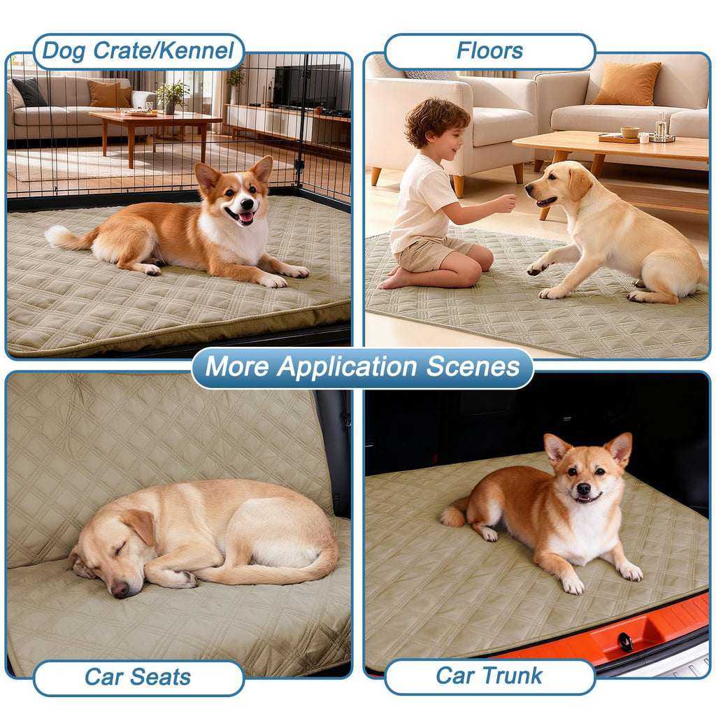 hyha Waterproof Reversible Dog Blanket, Soft Couch Cover for Dogs Washable