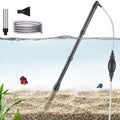 Carefree Fish Aquarium Gravel Vacuum Sand Cleaner with 6Ft Pipe Fish Tank Water Changer Adjustable Length ABS(for 8~30Gal Tank)