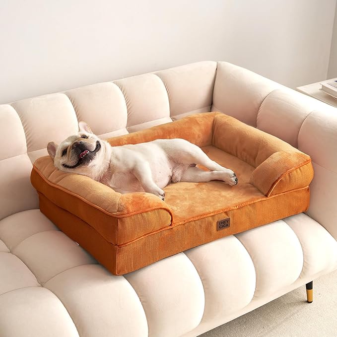 EHEYCIGA Orthopedic Dog Bed Medium Size Dog, Waterproof Washable Pet Beds
