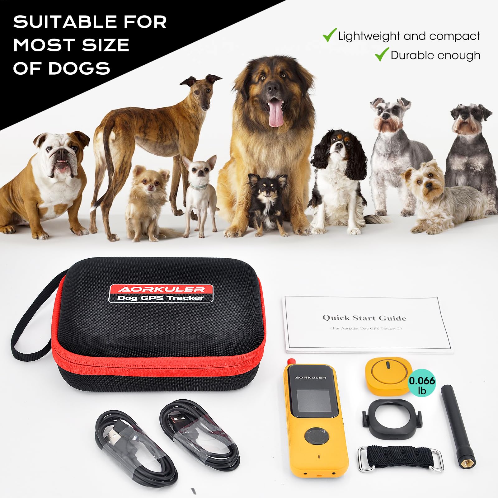 Outdoor GPS Dog Tracker – No Monthly Fees, No Phone or Cellular Signal Needed, Real-Time Tracking for Remote & Rural Areas, Hiking, Camping, Farms & Large Open Spaces(Tracker 2)
