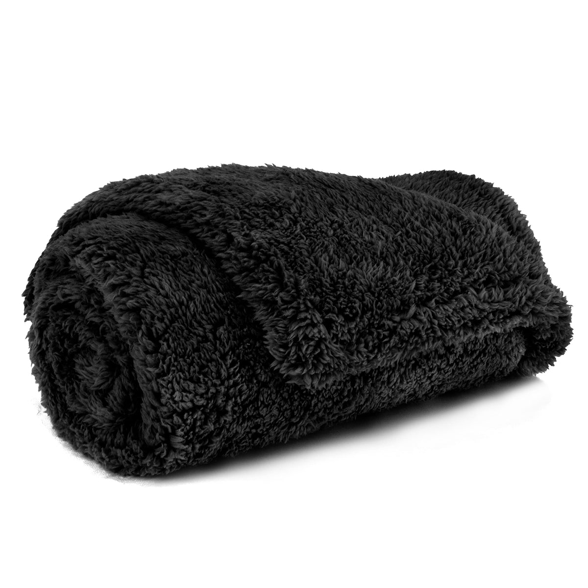 PetAmi Fluffy Sherpa Waterproof Dog Blanket for Medium Pet Cat 29x40, Blue