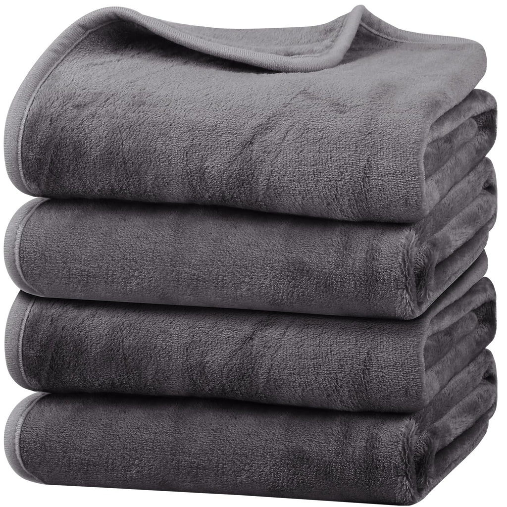 Onarway Dog Blanket Washable for Puppy: 4 Packs Dog Blankets 40”x28”