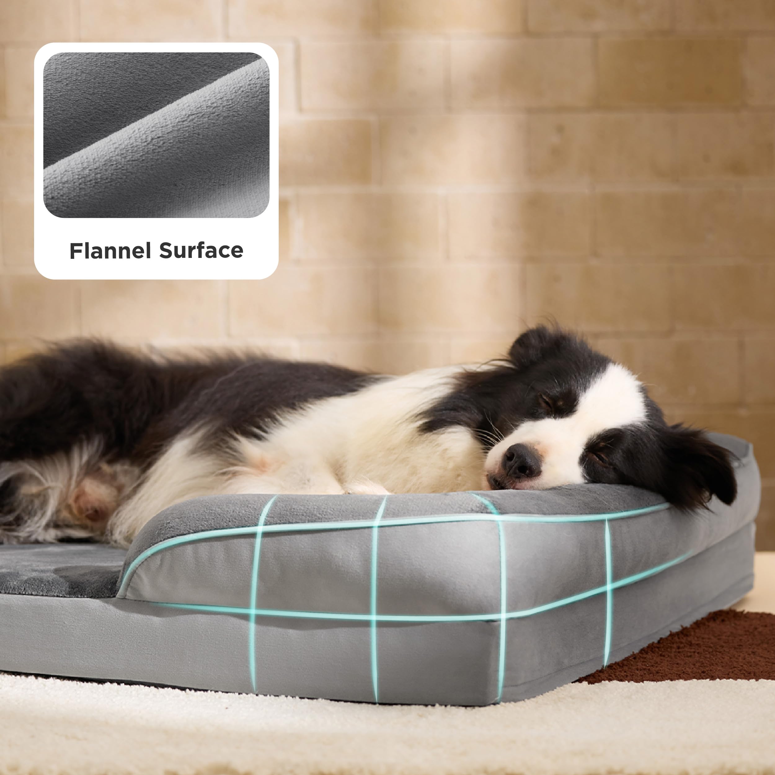 Bedsure Orthopedic Dog Beds Large Sized Dog with Removable Washable Cover