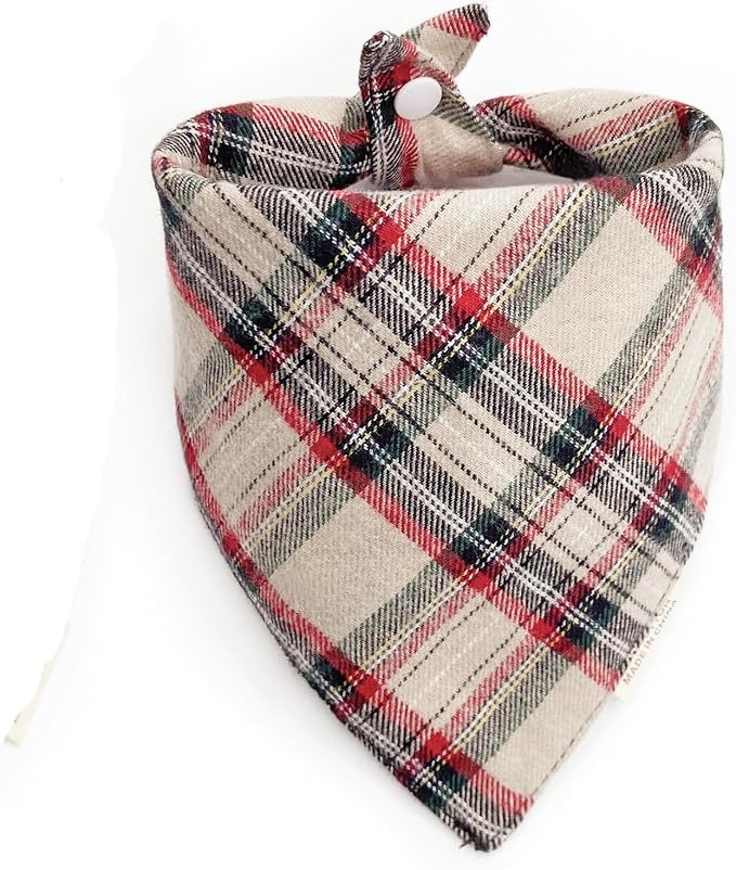 Dog Bandana(Midnight Lagoon Plaid L)
