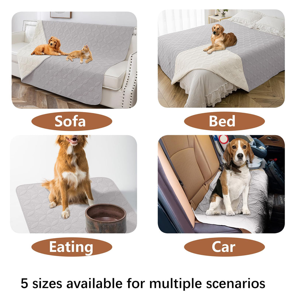 Tuffeel Waterproof Couch Cover for Dogs - Washable Pets Furniture Protector