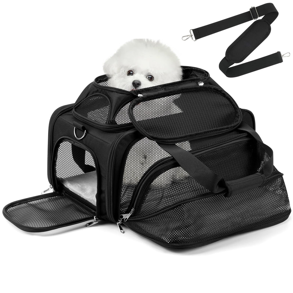 pidipiti 17x11x9.5 Soft-Sided pet Carrier,for Extra-Small Dog or Medium cat
