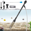 Carefree Fish Aquarium Gravel Cleaner 6Ft Hose Fish Tank Water Changer Gravel Vacuum Adjustable Length ABS(for 20~100Gal Tank)