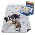 WanpeeGoo Washable Pee Pads for Dogs, Waterproof, 72 x 72 in, 1 Pack, Gray