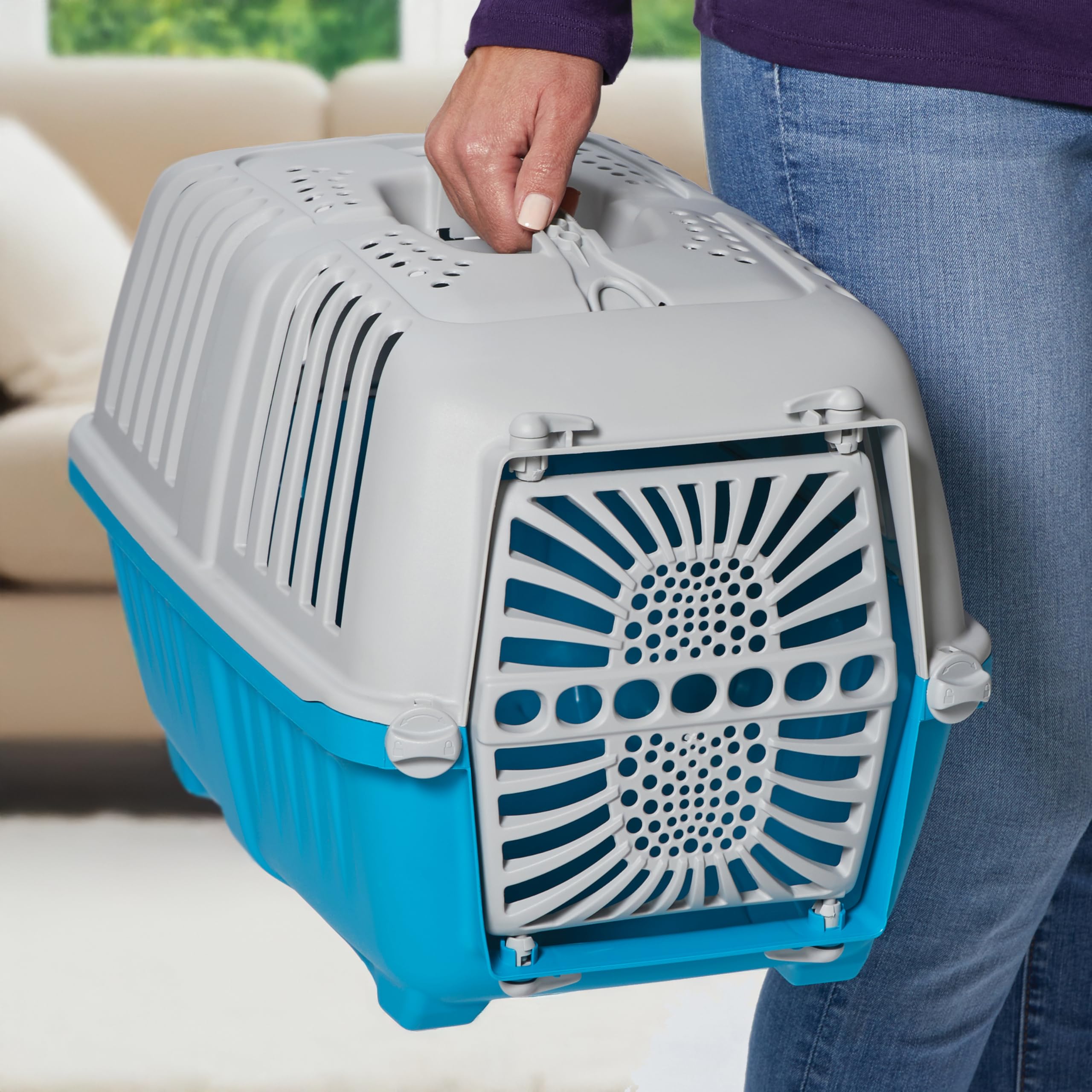 Midwest Spree Travel Carrier, Small, 19-Inch, Blue