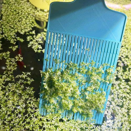 3DAquaticSolutions Aquarium Duckweed Removal Tool, 6.5 x 3 inch Floating Plant Comb Spatula, Aquatic Tank Cleaning Tool