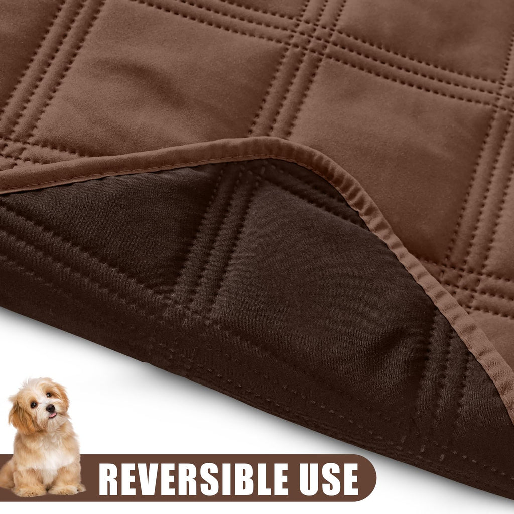 Smiry Waterproof Dog Bed Cover, Reversible Pet Blanket for Sofa Couch