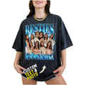 CustomsMerch Custom Shirts, Friendship Tshirt, Bestie Gift, Gifts Best Friend for Women, Custom Photo Gifts, Gift for Her, Him, Girlfriend Photo T-Shirts, Gift Valentine Birthday Christmas for Men