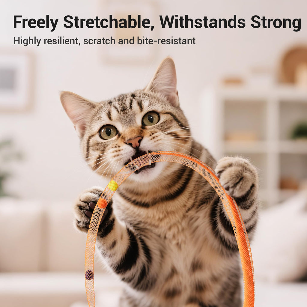 Potaroma Interactive Cat Toy with Motion Sensor, Chirping Sound & Catnip