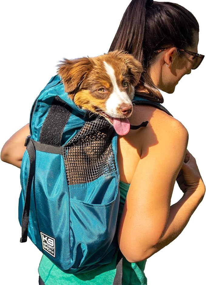 K9 Sport Sack Trainer - X-Small, Greenery - Ideal for Dogs with 9-12” Back Length - Backpack-Style Training Carrier - Meant for Quick, Non-Strenuous Activities